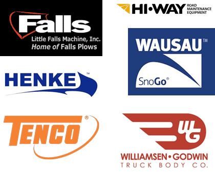 Falls, Henke, Hi-Way, Sno-Go, Tenco, Williamsen-Godwin logos | Sanitation Products, Inc.